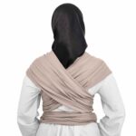 آغوشی فامربیبی مدل شال آغوشی کرم خاکی - Image 2